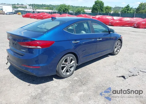 2017 Hyundai Elantra Limited из США, поврежденный, VIN 5NPD84LF6HH059344